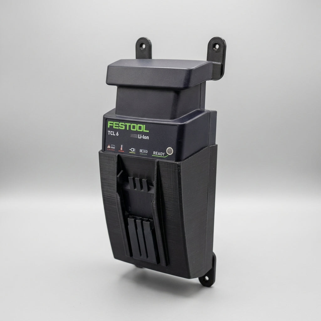 Festool TCL Charger Wall Mount — 3D Printed PETG (Set of 4)