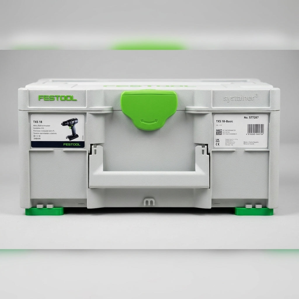 Festool Systainer Base Cleat – Bottom Mount for Van Racking – Green ABS