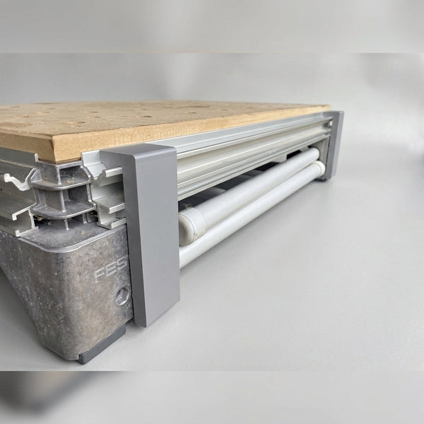 Festool MFT Edge Bumper Protectors β Aluminium Profile Guards β Grey β 1 Pair