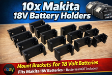 Makita 18V Battery Holder — Wall Mount