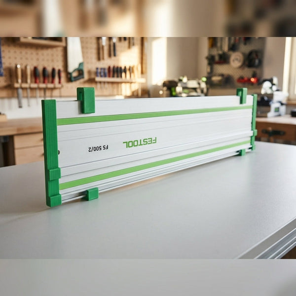 Festool FS Guide Rail Wall Holder – Slim Track-Saw Rail Storage – 1 Pair