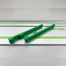 Festool Guide Rail End Protectors – Track End Caps – Green ABS – 1 Pair