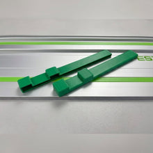 Festool Guide Rail End Protectors – Track End Caps – Green ABS – 1 Pair