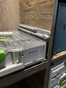 Festool Systainer SYS3 Slim Van Storage Rail – TANOS Compatible – 1 Pair